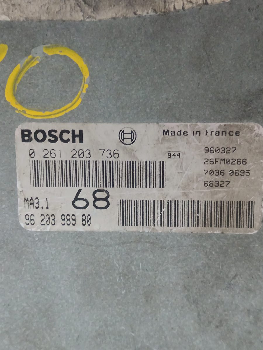 Centralita Motor Uce Citroën Saxo 1999-2004 1,4 1.4L 55kW 0261203736