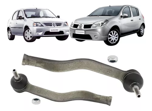 Par de terminales de dirección Renault Logan / Sandero 2007 al 2024