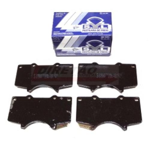 JGO. PASTILLAS FRENO TOYOTA HILUX 05...22 PRADO LAND CRUISER 03...JAC T6 134X77X17MM (24024/25/26)