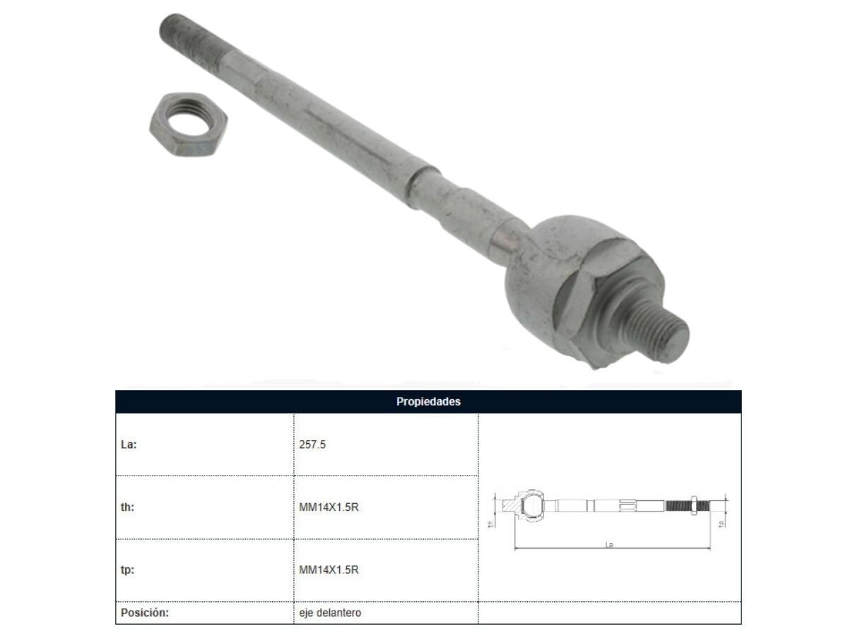 Maza de rueda para Renault Scenic y Megane