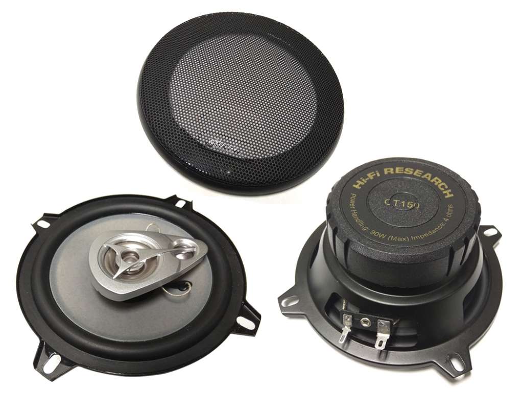 Parlante coaxial de 3 vías