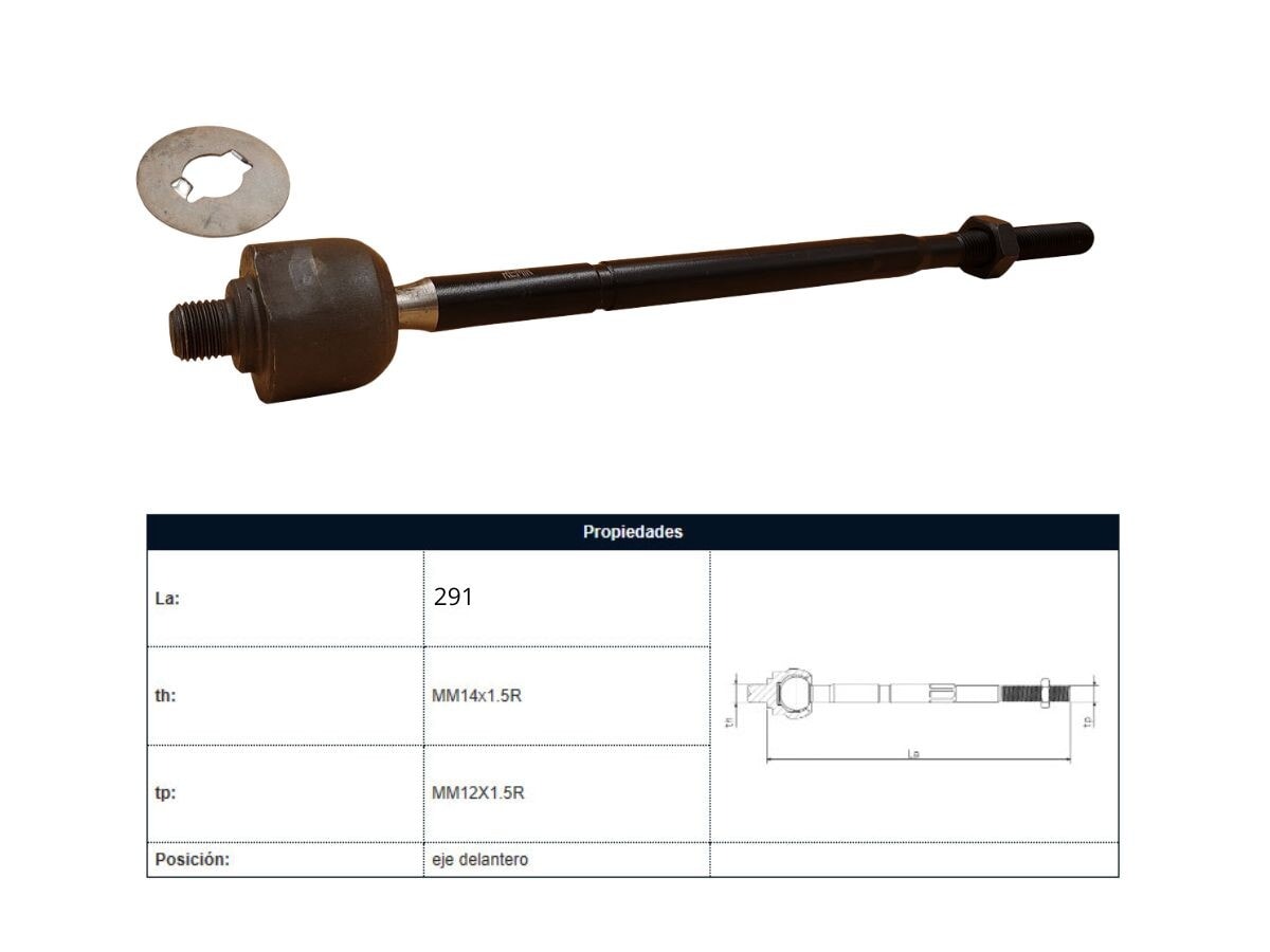 Mate Chev Corsa/Celta/Corsa Combo 95-16 Der/Izq