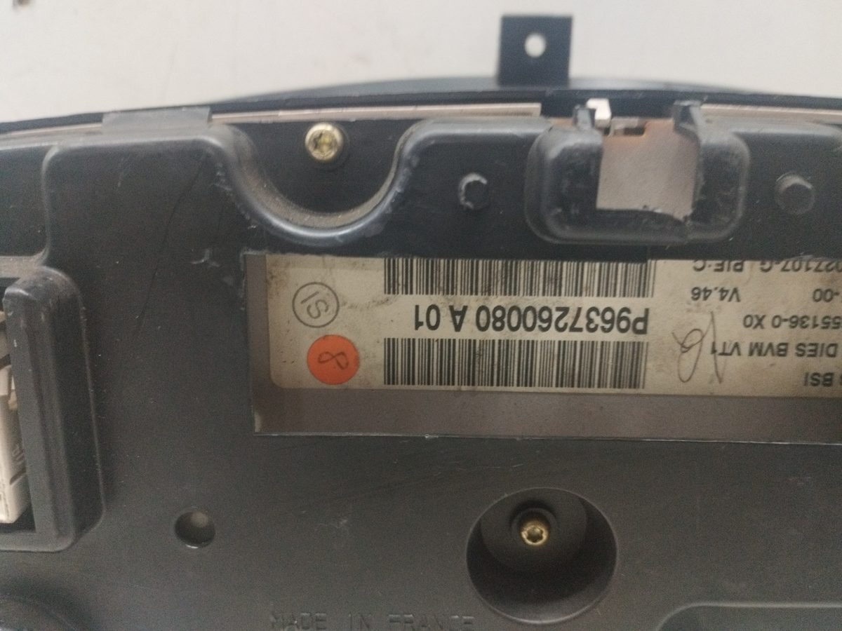 Tablero de Instrumentos Citroën Xsara Berlina 1997-2005 2.0 HDi 2.0L 80kW P9637260080A01