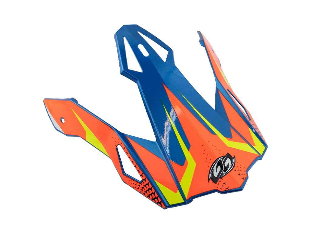 VISERA CASCO FAST FANTASY LIMITED EDITION AZUL/NARANJA C/TORN