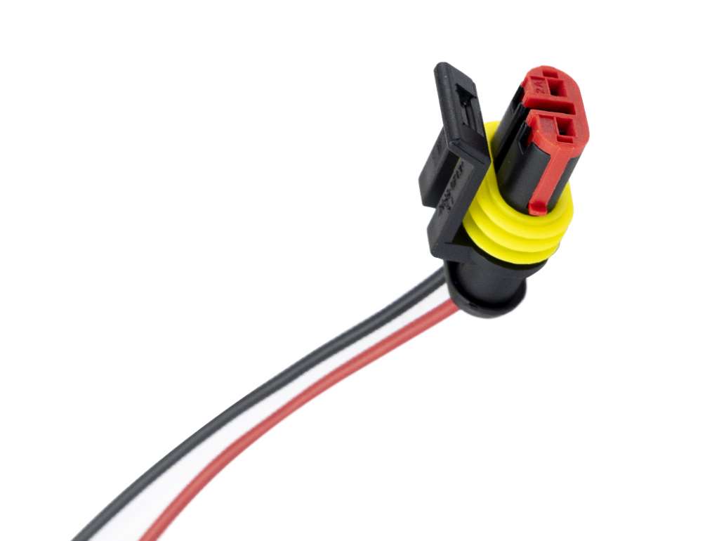 Ficha de conexión para bobina de encendido de 2 vías