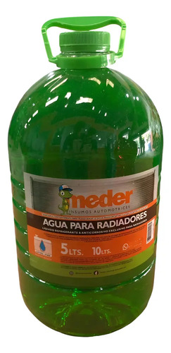 Agua Radiador Anticorrosivo Verde 5l