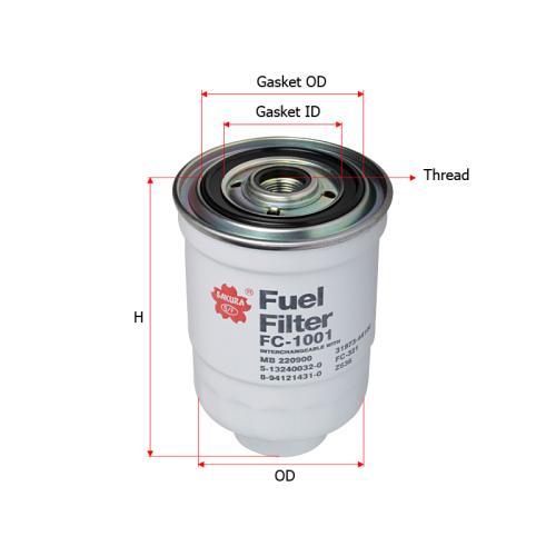 Filtro de combustible diésel