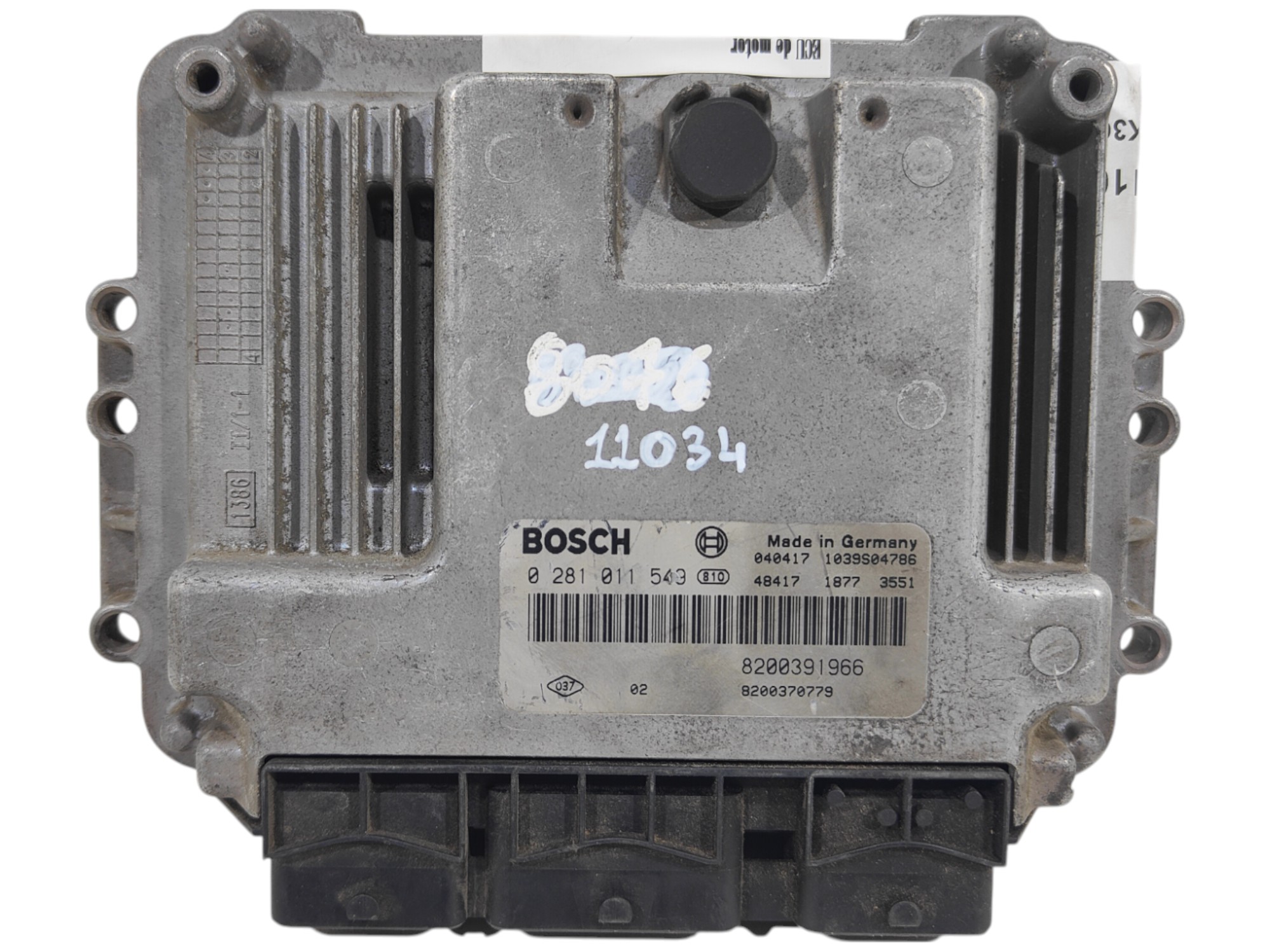 ECU de motor Renault Megane 2 Scenic 1.9 DCI 2004, Ref: 11034-K3C11