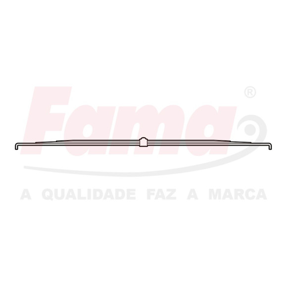 ELASTICO TRASERO FIAT UNO S-CS 1984 EN ADELANTE