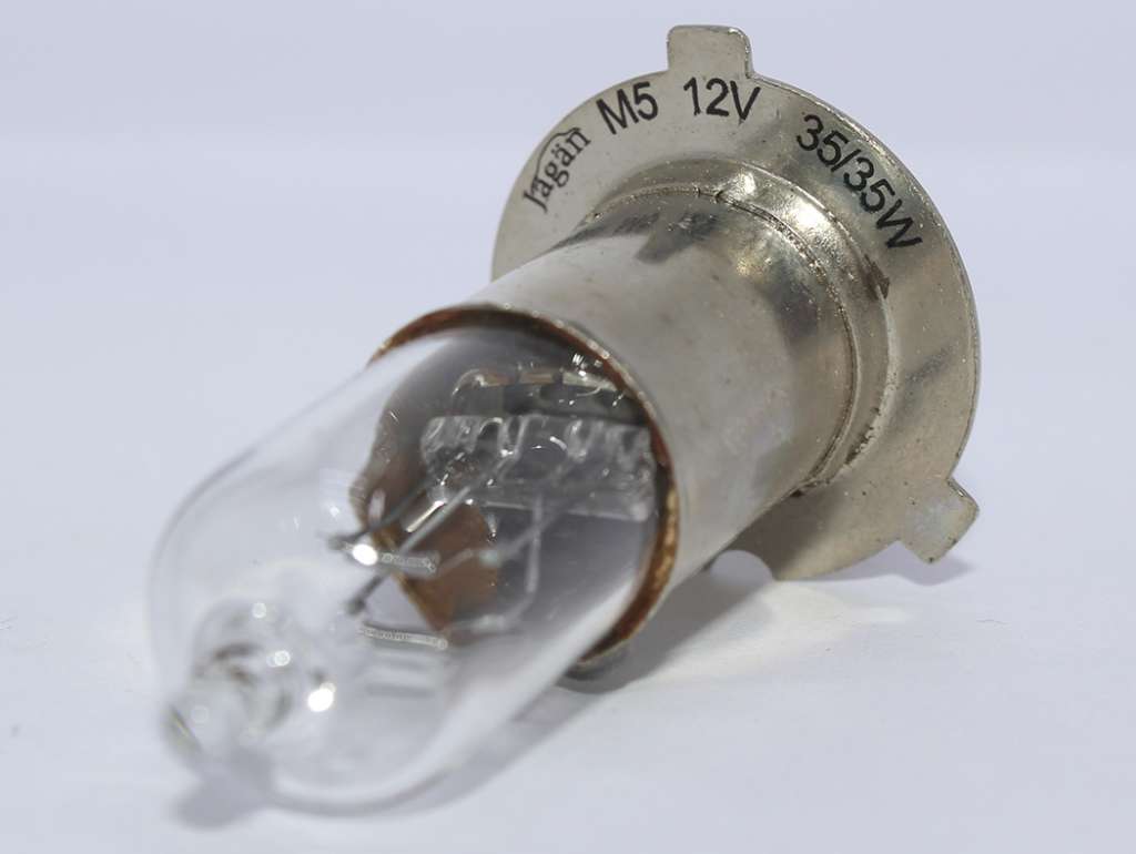 LAMPARA MOTO 12V. 35/35 3P HALOGENA