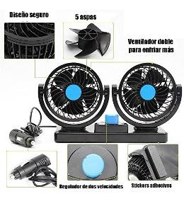 VENTILADOR OSCILANTE 24V DOBLE VELOCIDAD