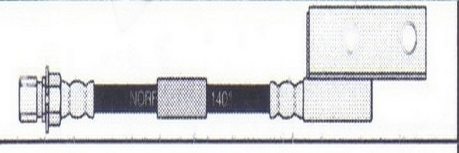 Manguera de freno flexible delantera izquierda