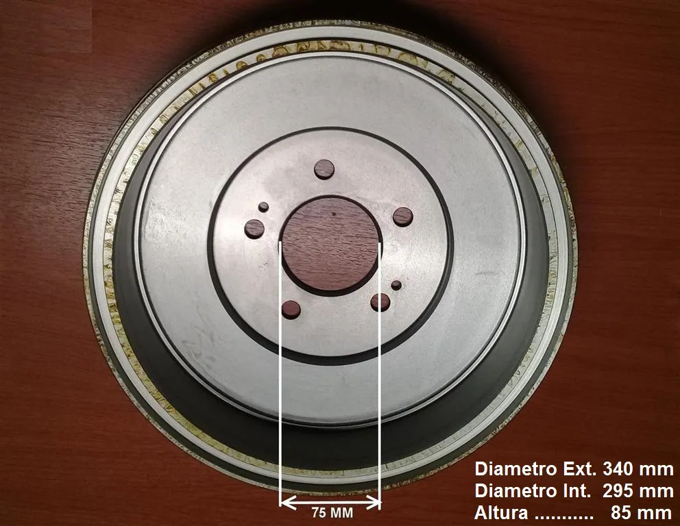 CAMPANA FRENO (295mm) TRA HYUNDAI H1 05