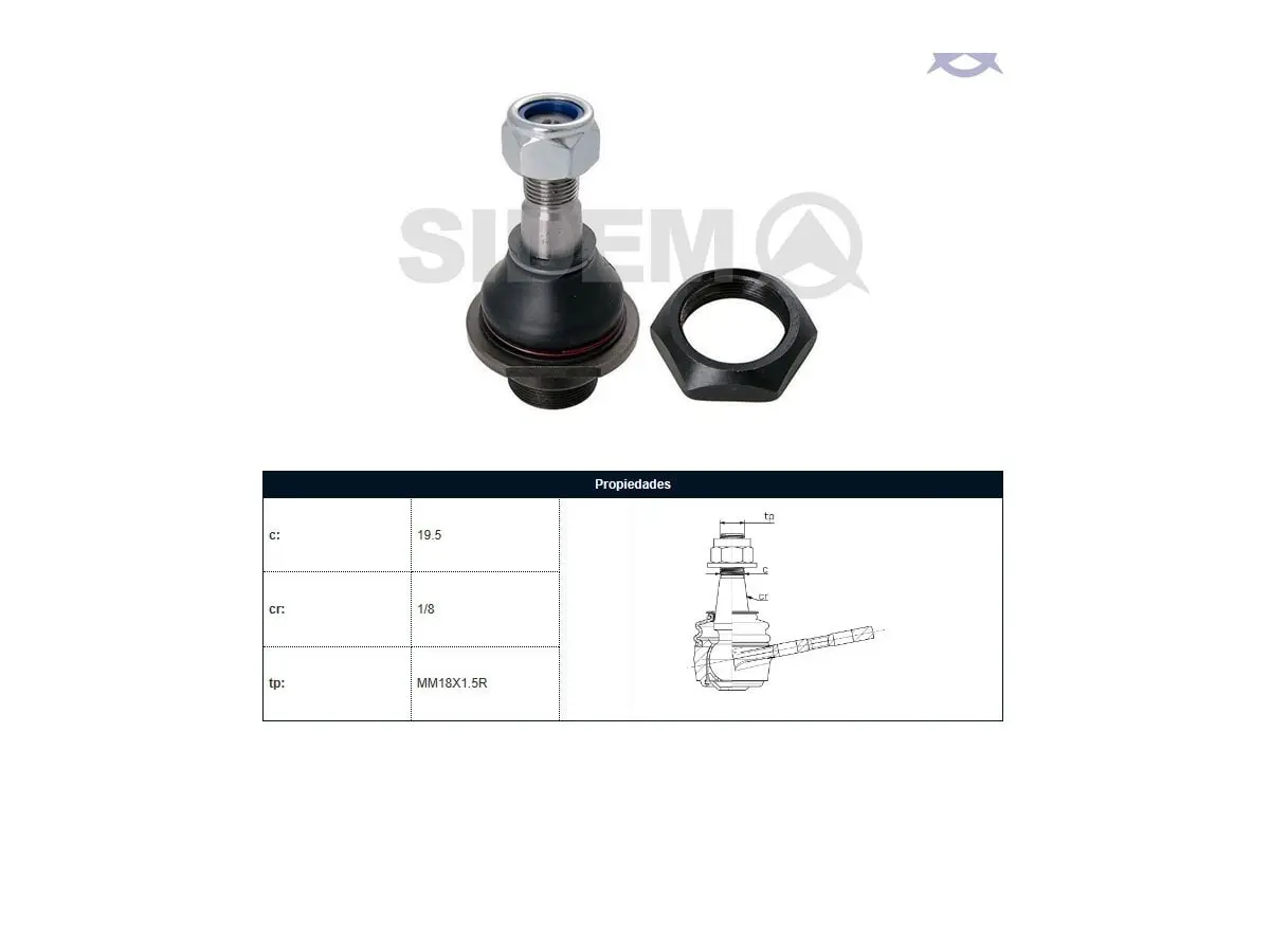 Rotula Del Nissan D22 98-25 Der/Izq
