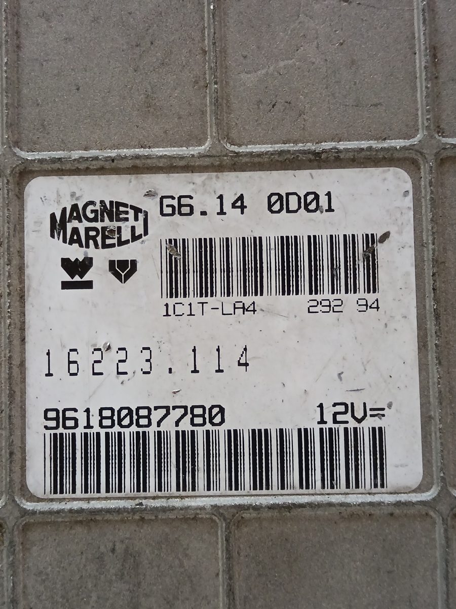 Centralita Motor Uce Peugeot 306 Berlina 4 Puertas (S1) 1994-1997 SL 1.4L 55kW 9618007780
