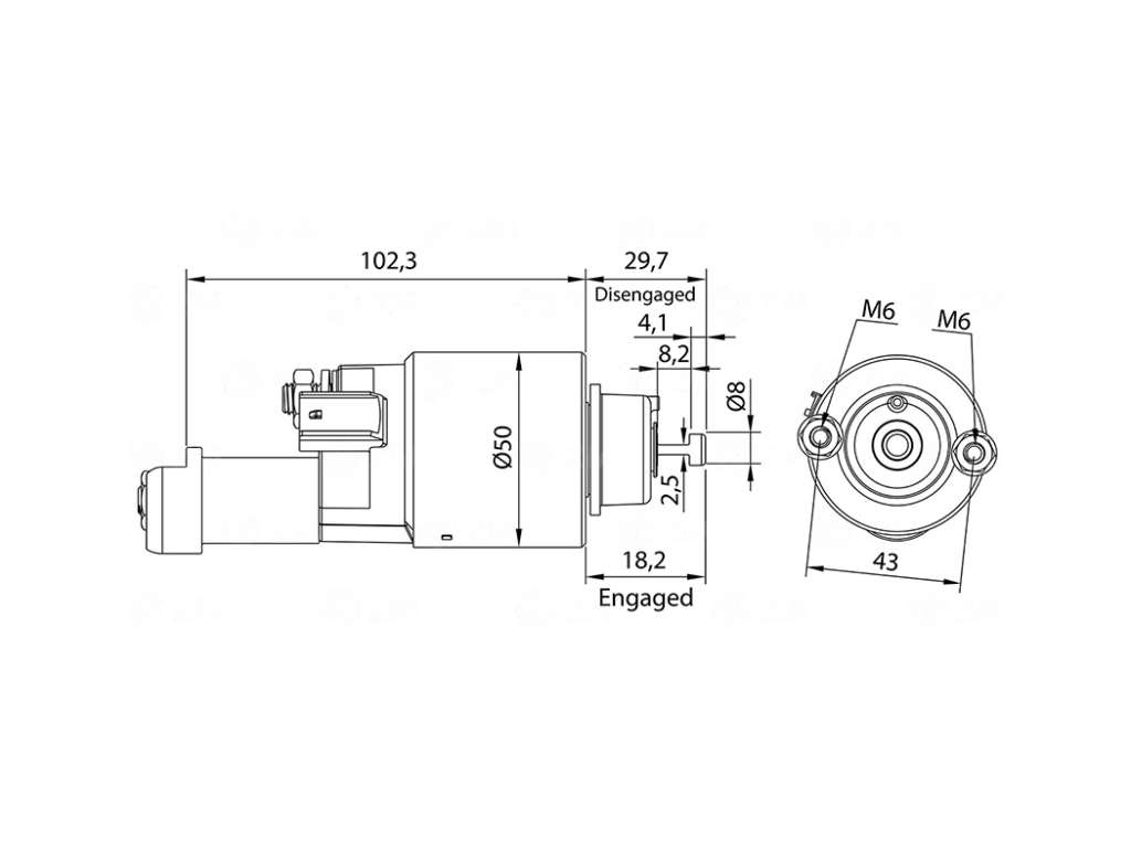 Solenoide de transmisión automática