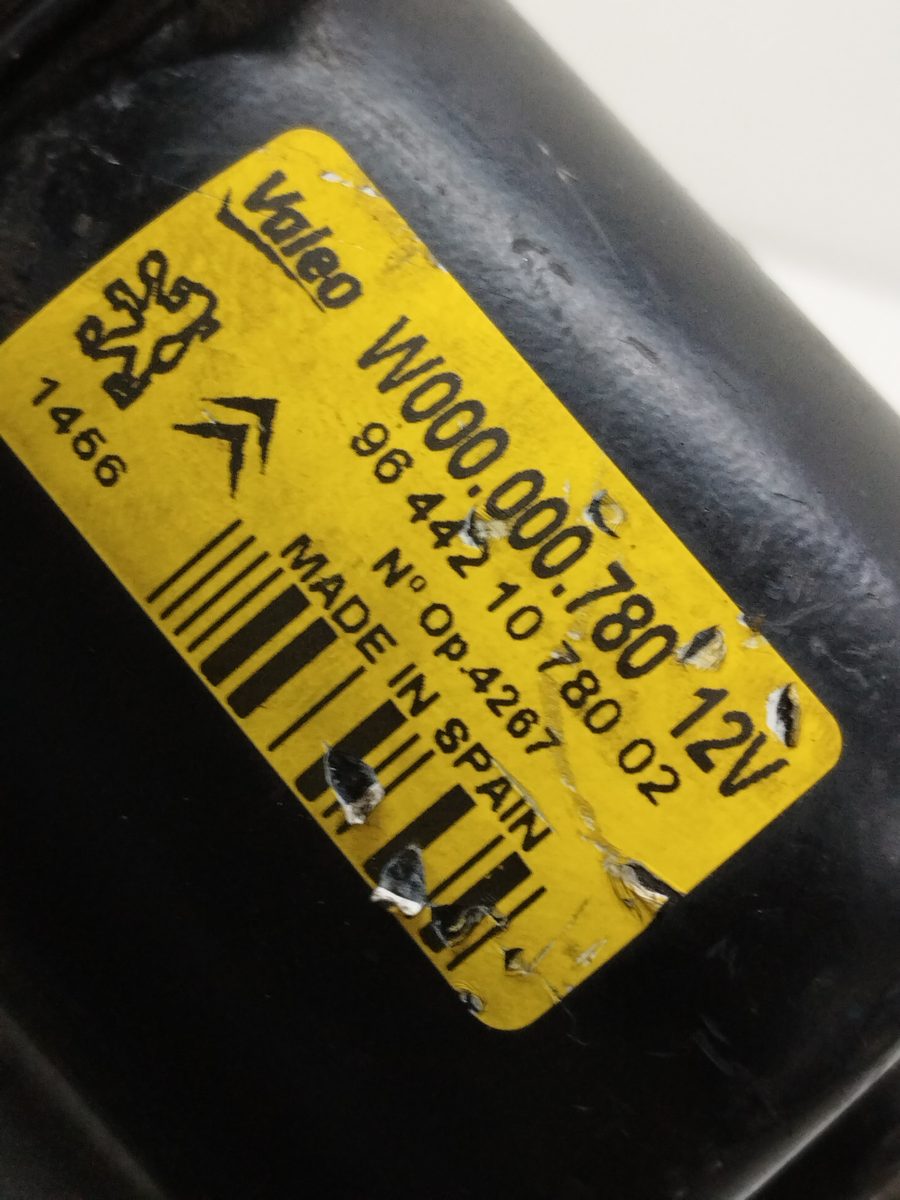 Motor Limpia Delantero Peugeot Partner (S2) 2002-2008 Combi Plus 1.6L 55kW 9644210780