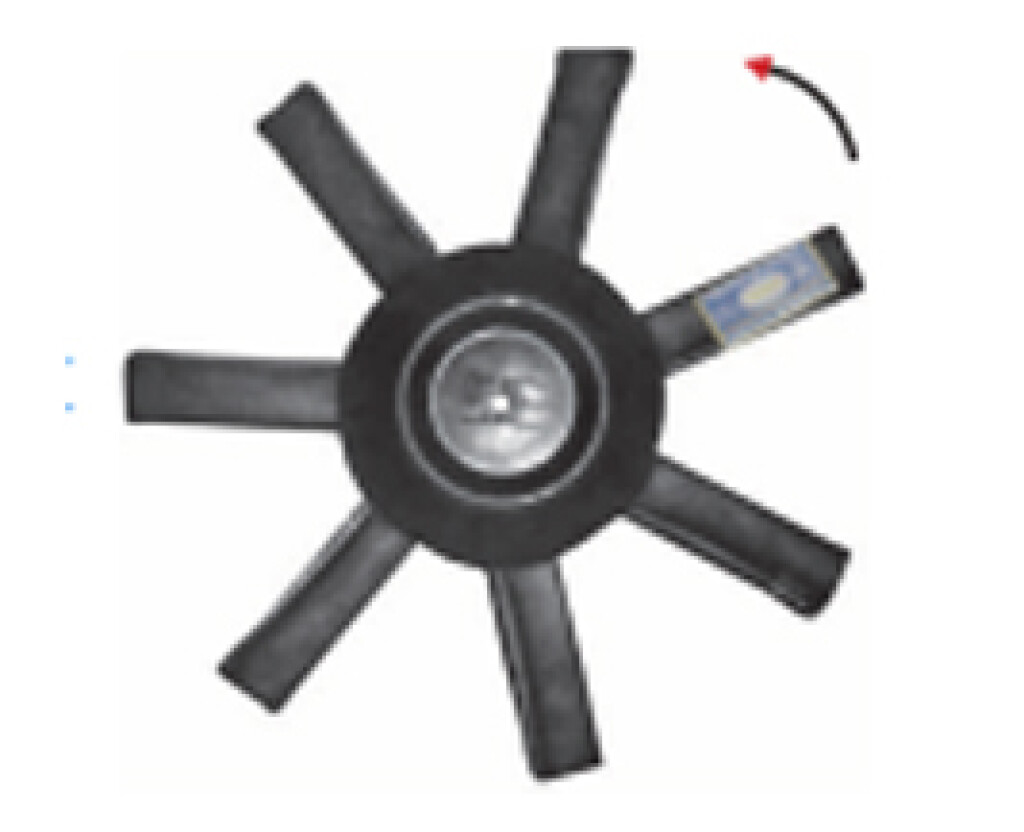 Paleta de electroventilador