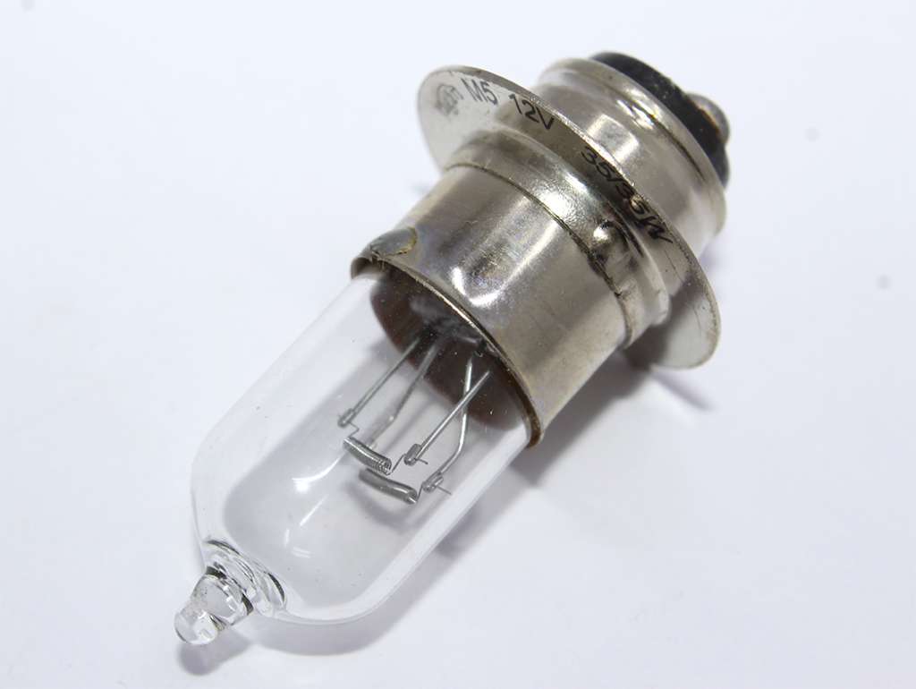 LAMPARA MOTO 12V. 35/35 1P HALOGENA