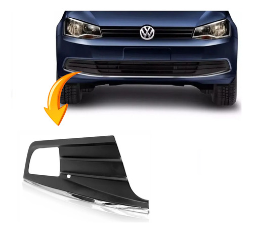 Rejilla Lateral Derecha Volkswagen G6 Con Linea Cromada
