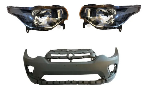 Paragolpe Delantero Con Semiopticas Fiat Mobi Easy