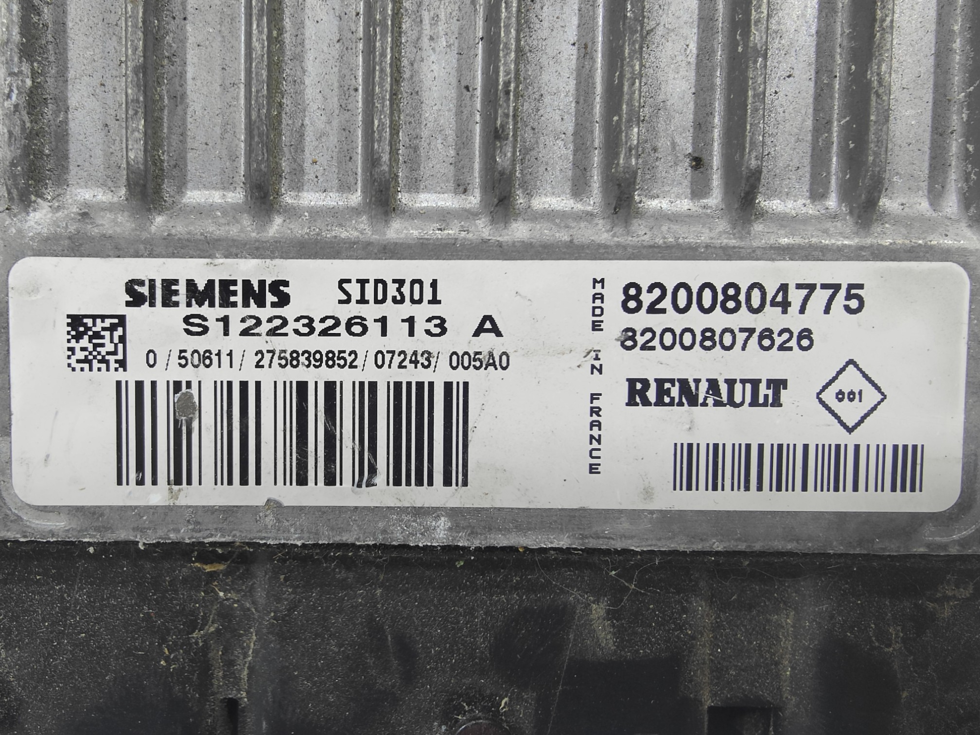 ECU de motor Renault MEGANE 1.5 DCI 106CV (K9KP732) , Ref: 8266-K3B8