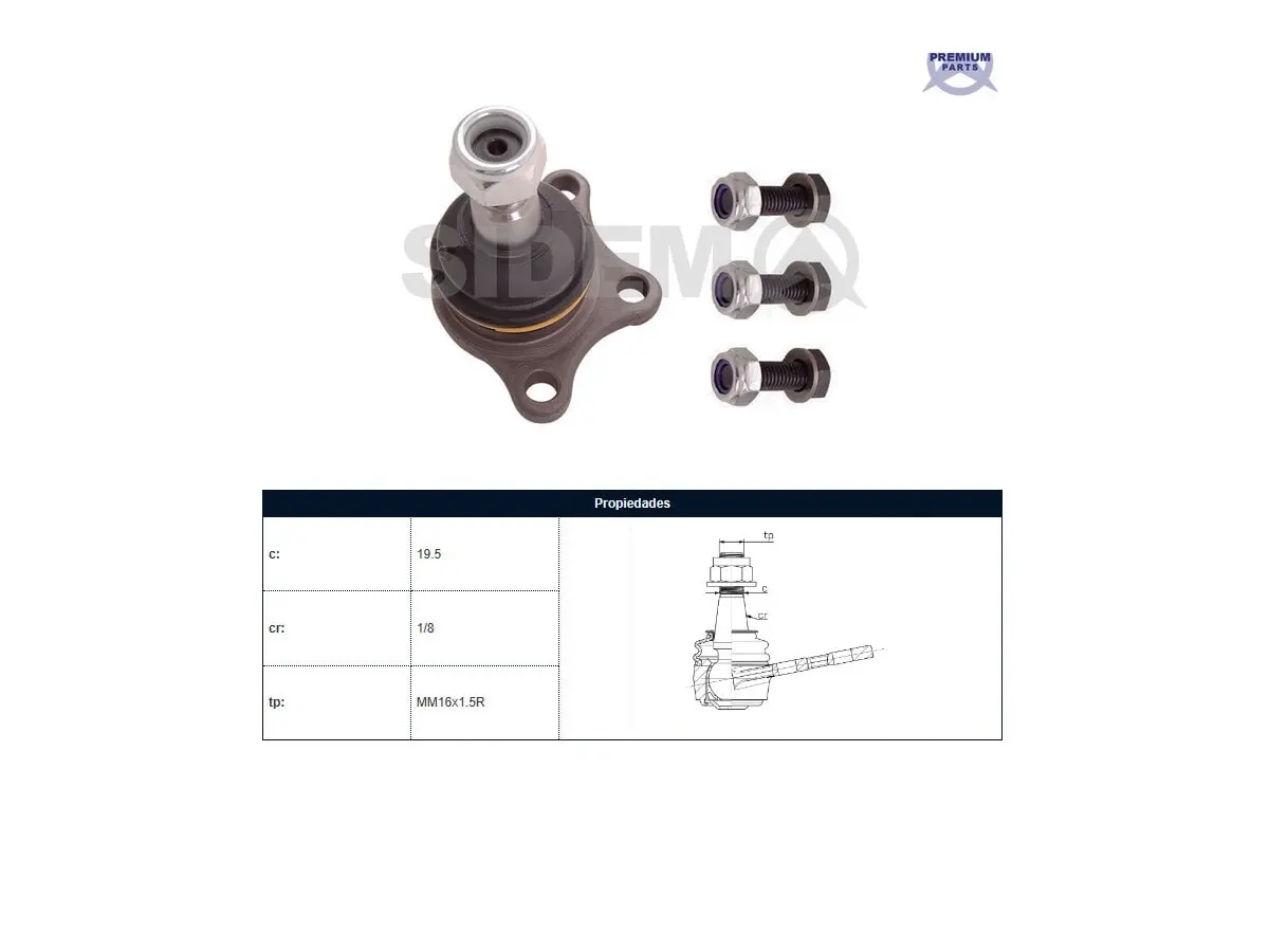 Rotula Delantera Mitsubishi L200 93-06 Der/Izq