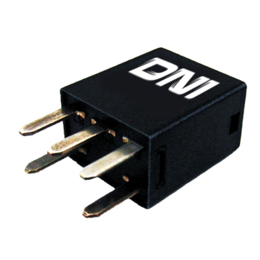 Relay auxiliar de 5 terminales fino sin soporte