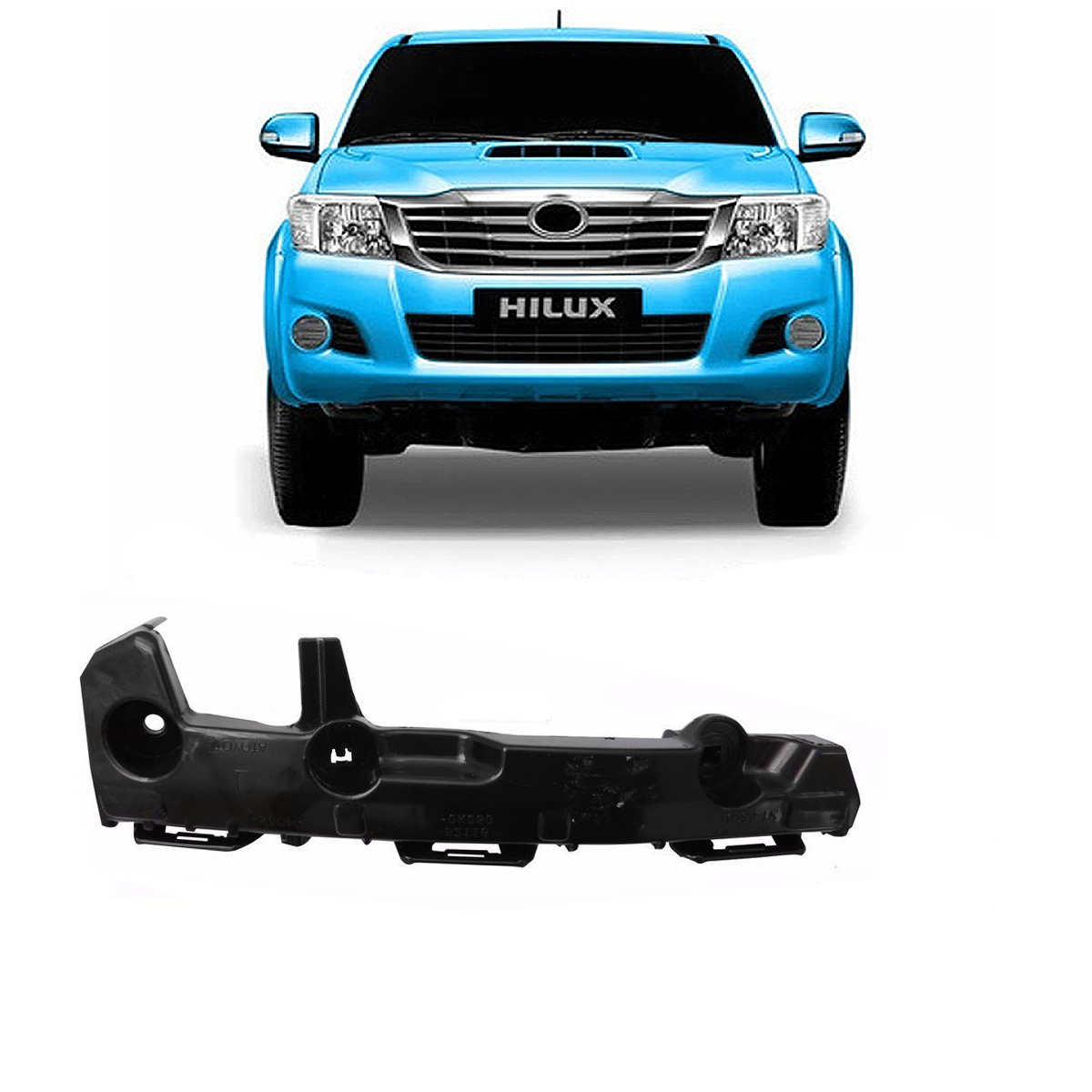 Soporte Guia de Paragolpe Derecha Toyota Hilux 2012 2015