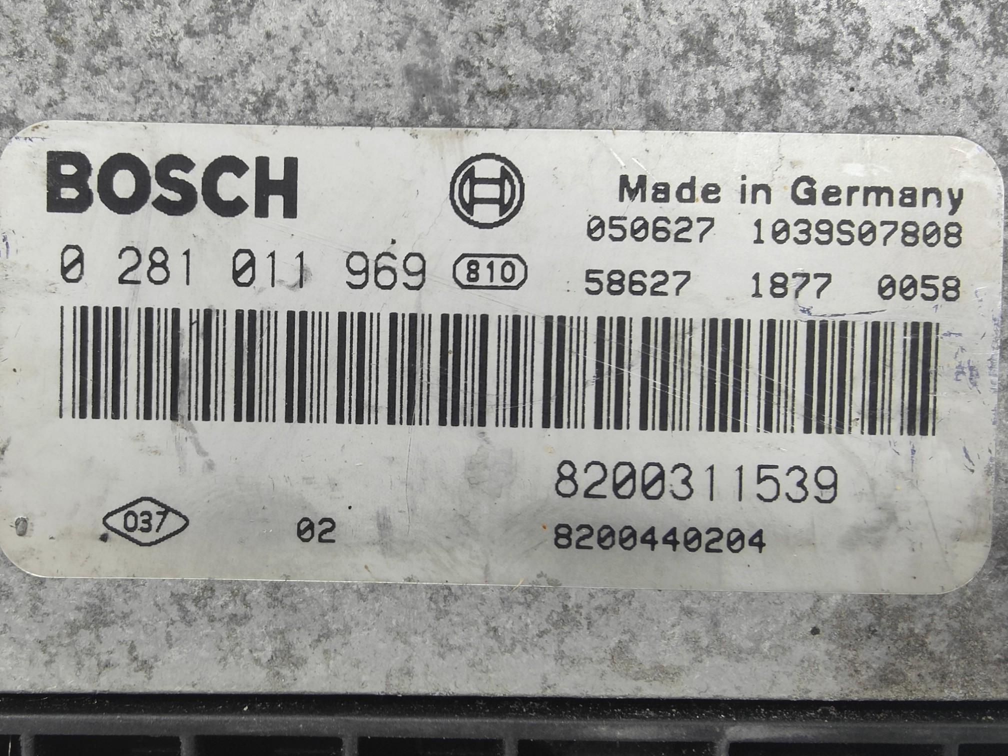 ECU de motor Renault LAGUNA II 1.9 DCI 120HP 2005, Ref: 8172-K3C6