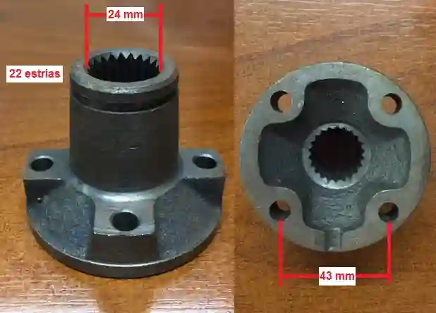 PLATINA EJE TRA FIAT 600 (CON DETALLES)
