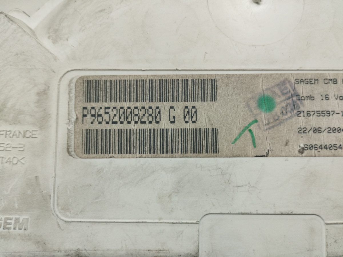Tablero de Instrumentos Citroën C3 1995-2010 1.1 X 1.1L 44kW P9652098280G00