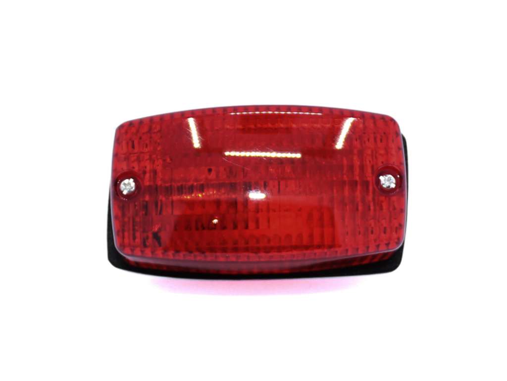 FARO LATERAL UNIV. 115MM RECTANGULAR ROJO