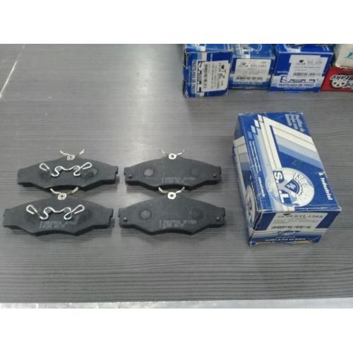 JGO. PASTILLAS FRENO TOYOTA HILUX 4X2 2000... SIST. VARGAS 145X61X15MM