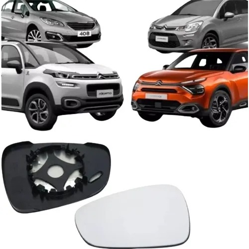 Lente Retrovisor C3 Picasso 2011 2012 2013 2014 2015 Metagal