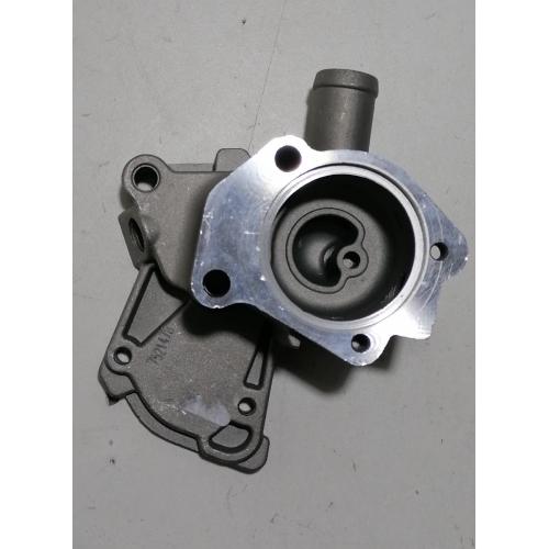 BASE TERMOSTATO FIAT 1.3 NAFTA S/ROSCA PARA CAÑO (TAPADO) C/CAÑOS CHAPA FUA0070 - EX9905466(7526075)