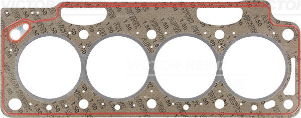 JUNTA TAPA CIL REN 19,CLIO,KANGOO,TRAFIC 1.9D(F8Q) 81MM 2MU ESP1.40