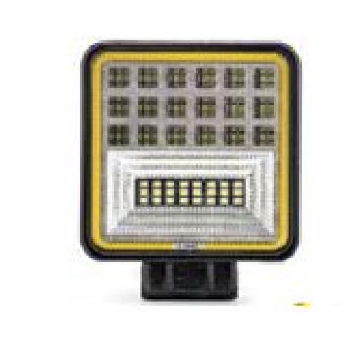 FARO CAMINERO CUADRADO 4" 108X108X34 LED CON HALO 42X1W CLD 42 LED