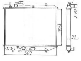 RADIADOR LIFAN 320