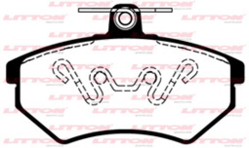 PASTILLAS DE FRENO VOLKSWAGEN POLO GOLF CADDY CHERY TIGGO DEL CON RESORTE LITTON