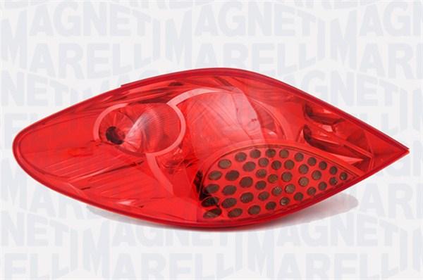 Faro trasero izquierdo Peugeot 207 Active fondo rojo