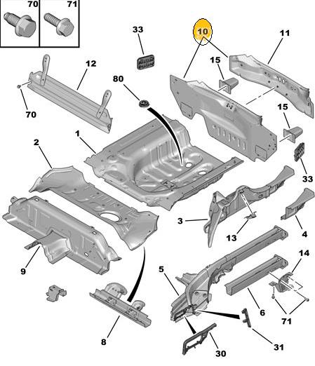 Panel trasero completo