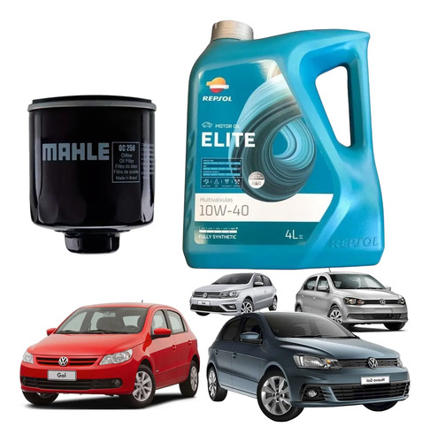 Filtro + Aceite Volkswagen Gol G5 / G6 / G7 / G8 1.6 Nafta