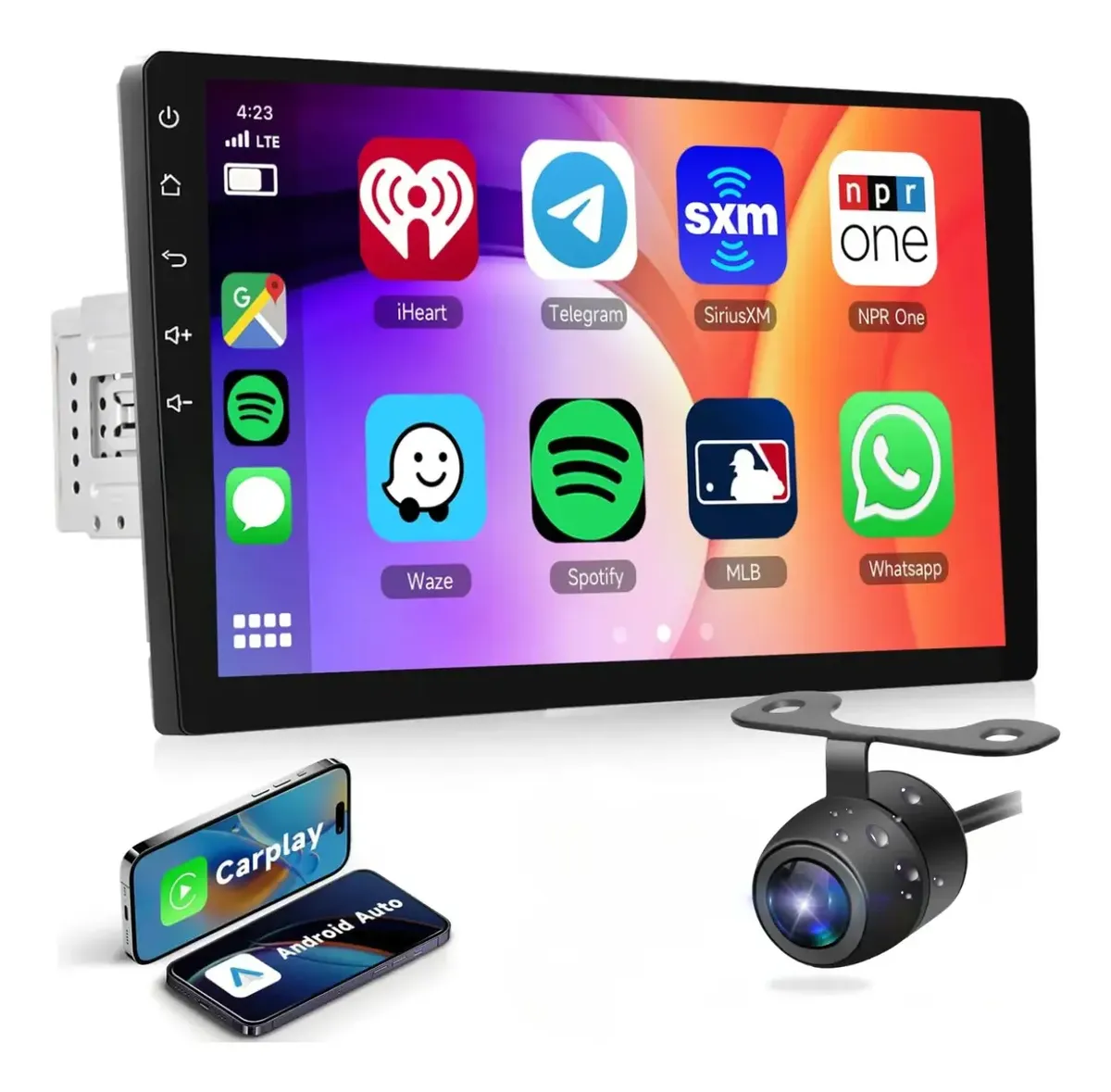 Multimedia Universal 1 DIN con Pantalla de 9″ – Android Auto y Apple CarPlay