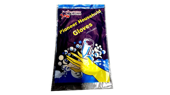 GUANTE DE LATEX AMARILLO REUSABLE TAMAÑO EXTRA GRANDE C:10