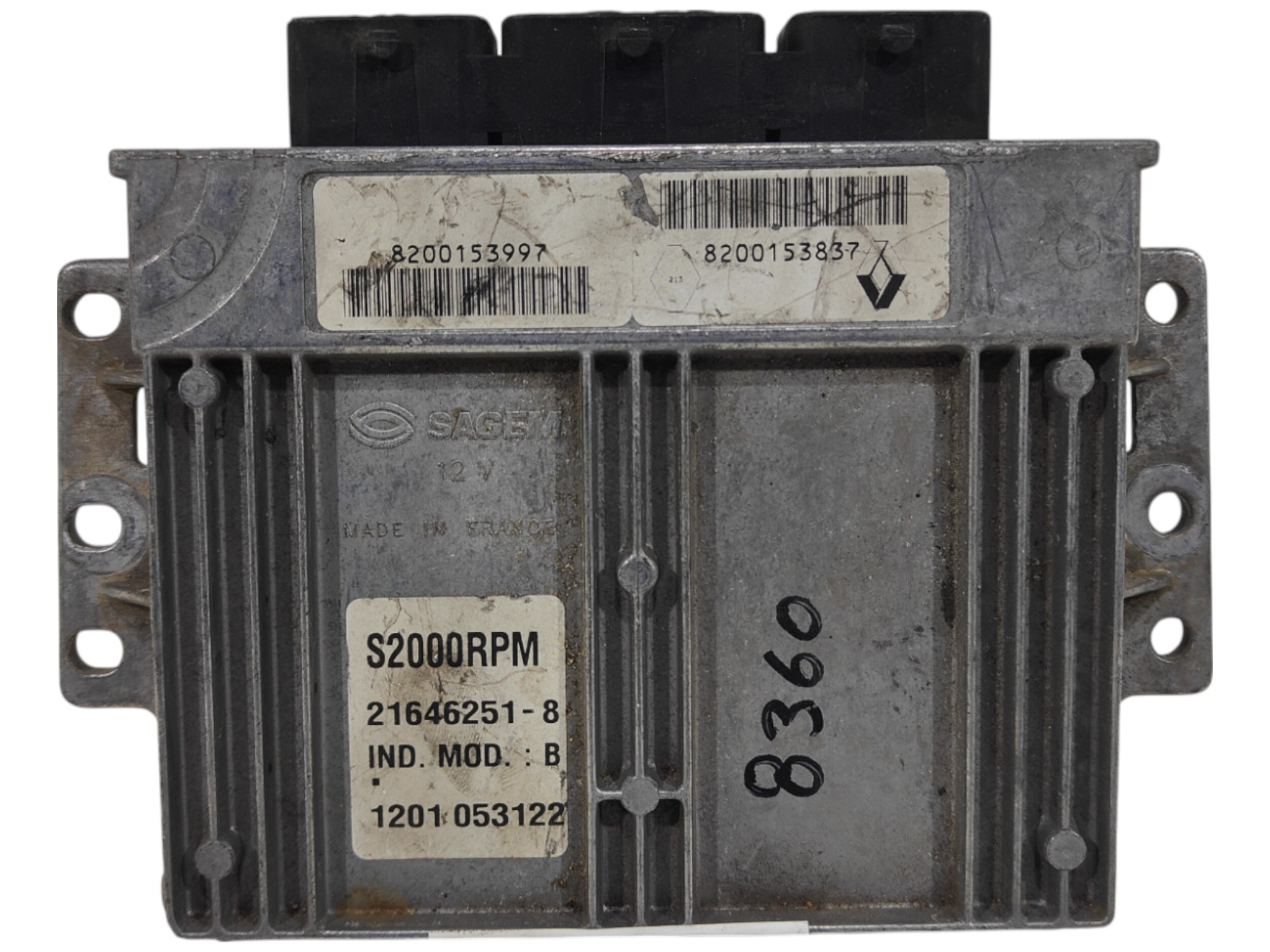 ECU de motor Renault LAGUNA 1.8i , Ref: 8360-K3A7