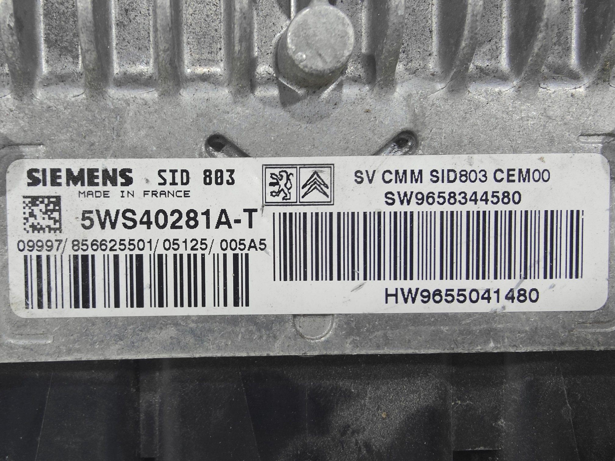 ECU de motor Peugeot Citroen 2.0 HDI , Ref: 8255-K3B4