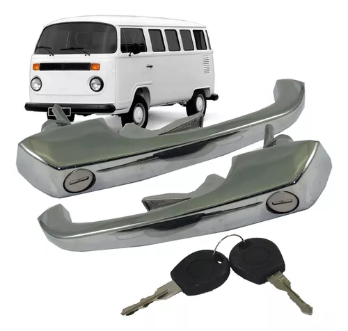 Par de manijas de puerta externas cromadas Kombi Clipper 1995 1996 1997
