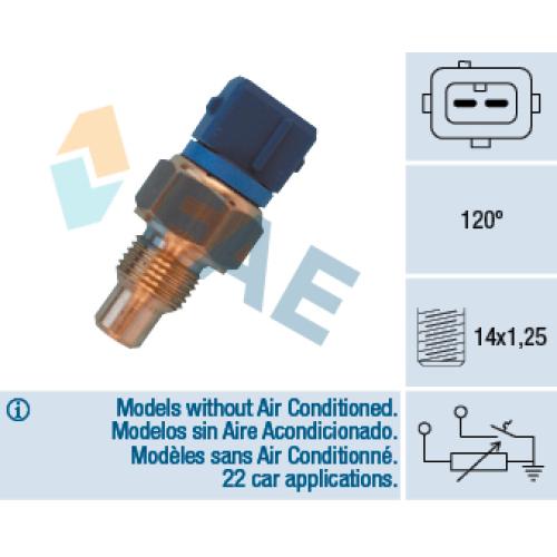 Bulbo de temperatura de agua