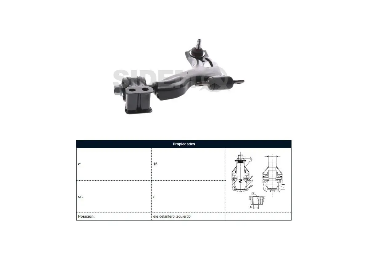 Parilla Suspension Delantera Chevrolet Spark Gt 98-22 Izq